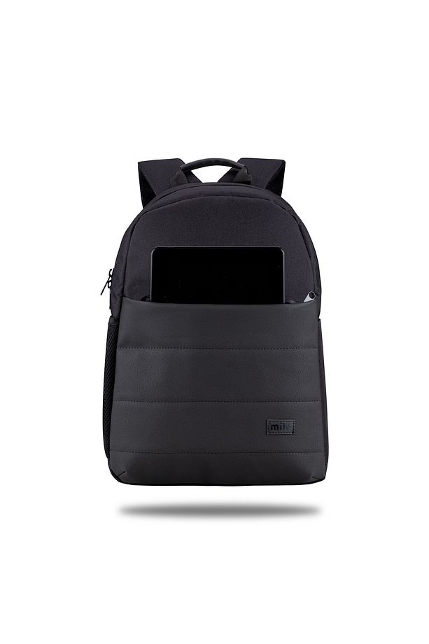 Classone Bp-tx100 15,6'' Su Geçirmez Kumaş Vefermuar Notebook,laptop,macbook sırt Çantası-siyah - 5