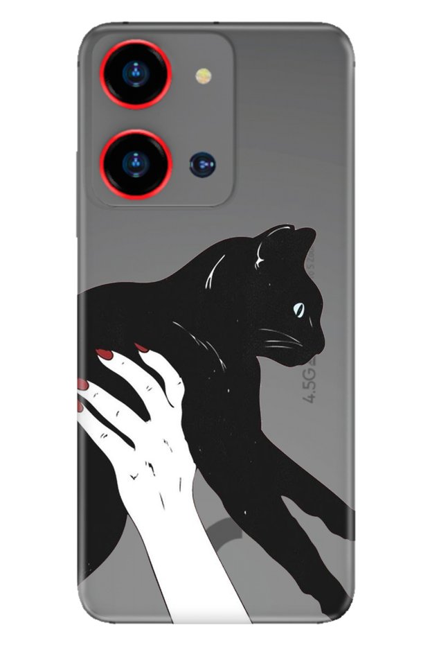 S19 Max Pro S Zoom Compatible Case Patterned Silicone Art Cat