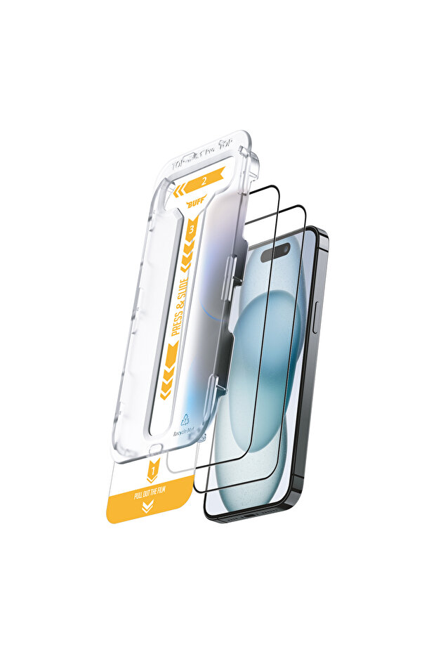 Buff iPhone 15 5D EasyFit Screen Protector - 3