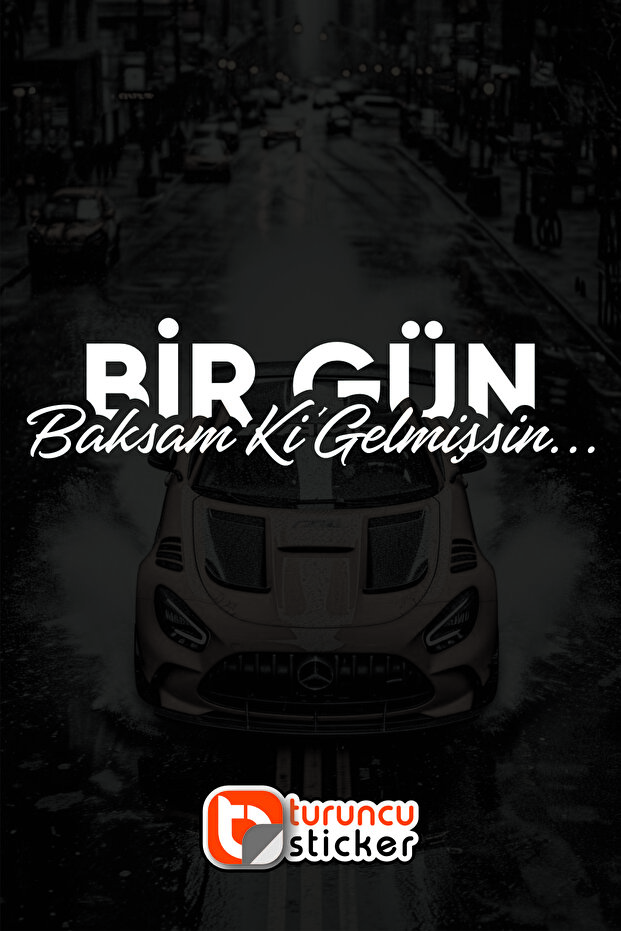 One Day Baksam Have You Arrived Lettering Car - Motorcycle Glass Sticker 23x6cm