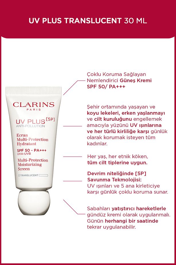 Clarıns Multi Protection Hydratant Uv Plus Spf 50 - Pa+++ 30ml - 1