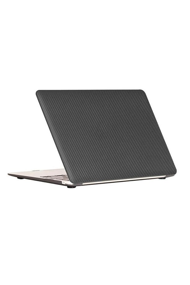 Apple Macbook Air 13.3 M1 2020 Karbon Design 360 Derece Tam Korumalı Kılıf A2337/a1932/a2179 Carbon - 3