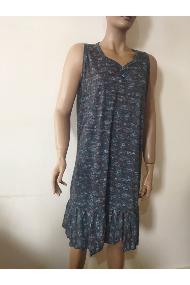 Baskılı Gecelik-Elbise - 1