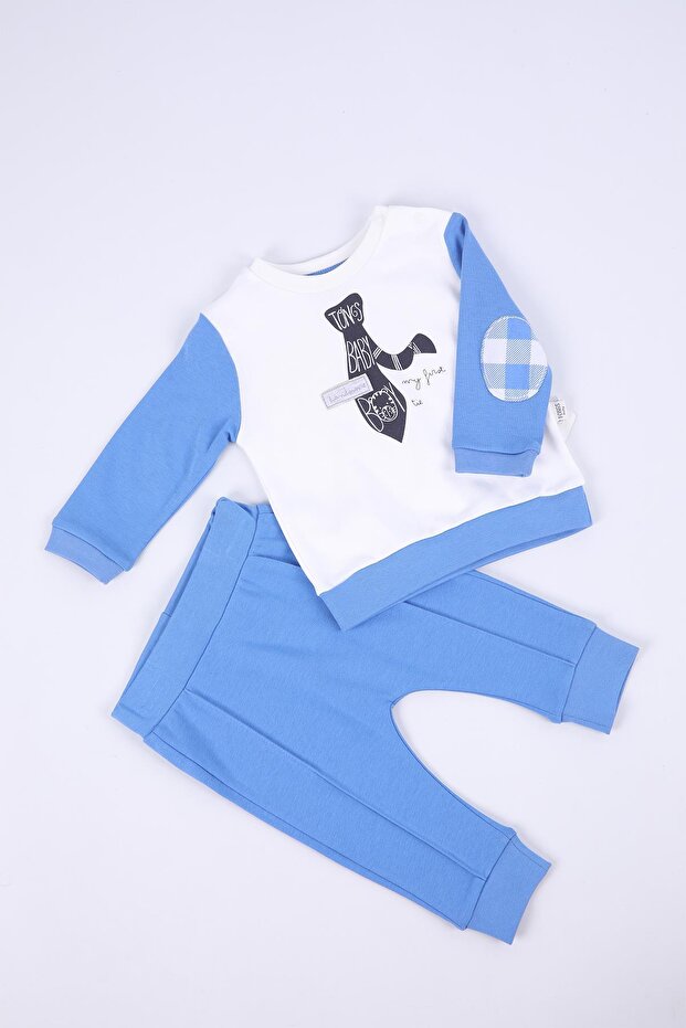 100% Cotton Boy's Top and Bottom Set of 2 Spring Seasonal 2264