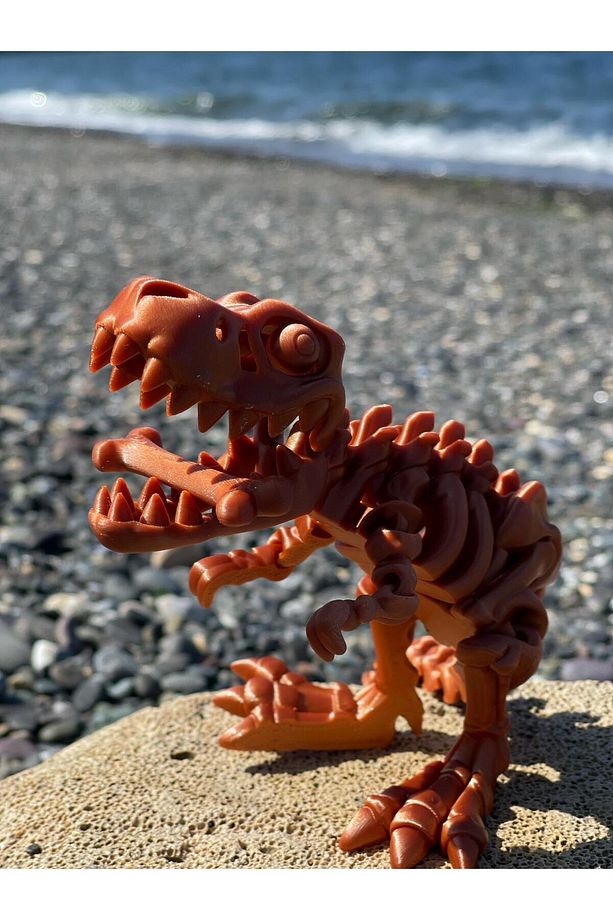 Hareketli Trex Oyuncak Dinozor Figürü - 2