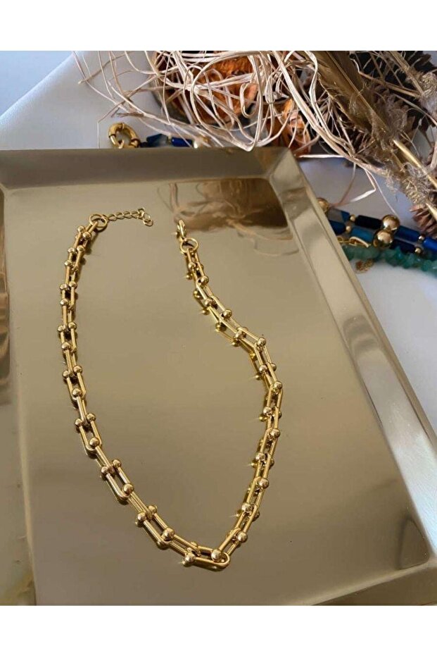 2 Parça Tiffany Model Kolye Bileklik Seti - 4