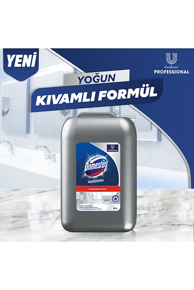 Profesyonel Yoğun Kıvamlı Çamaşır Suyu 10 L X1 - 3