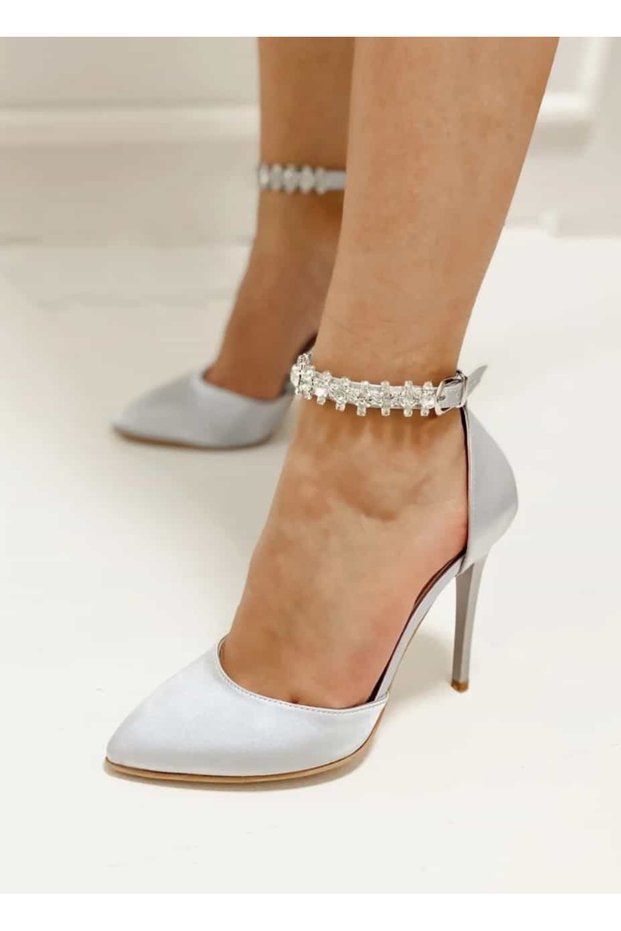 Lucca Ankle Stone Women's Heeled Shoes