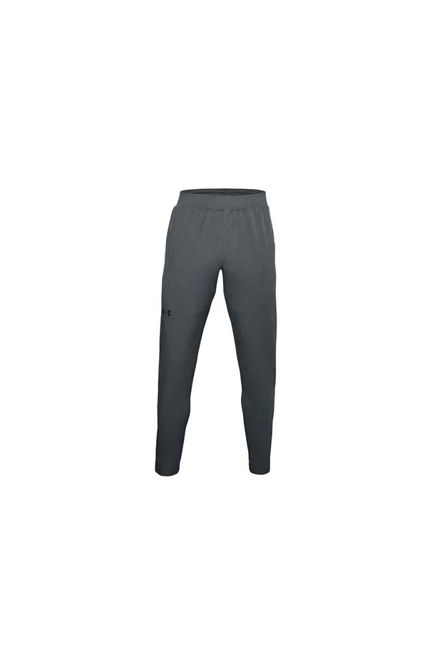 UA UNSTOPPABLE TAPERED PANTS Gri Erkek Eşofman Altı - 1