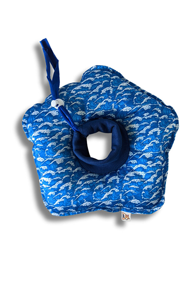Waves Patterned Cat and Dog Elizabeth Protective Collar