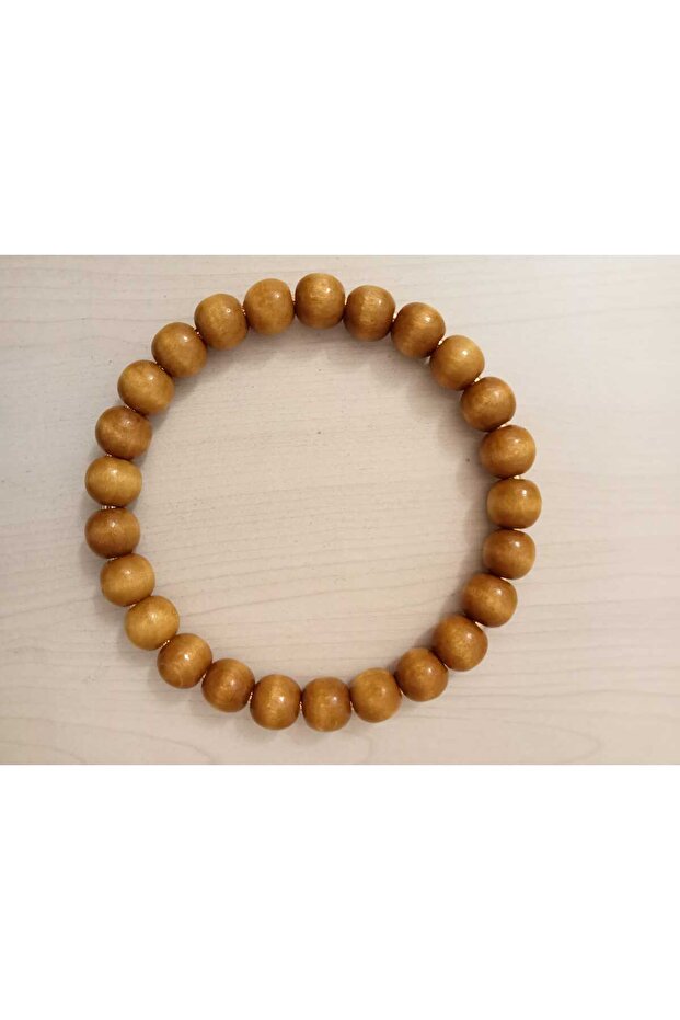 Ahşap Boncuklu Çanta Sapı - 5