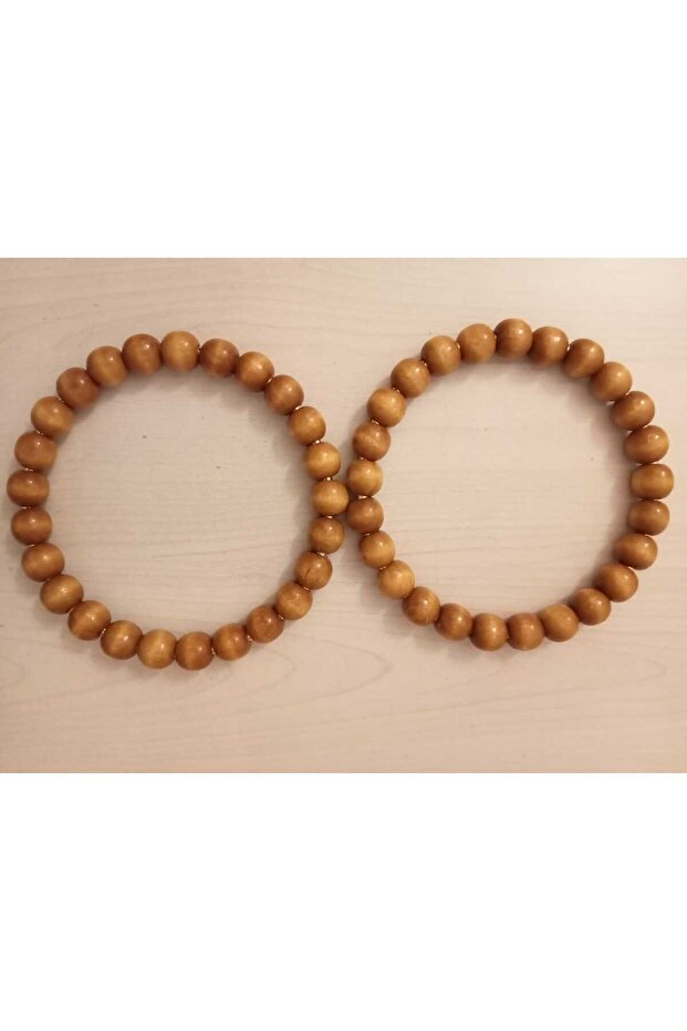 Ahşap Boncuklu Çanta Sapı - 3