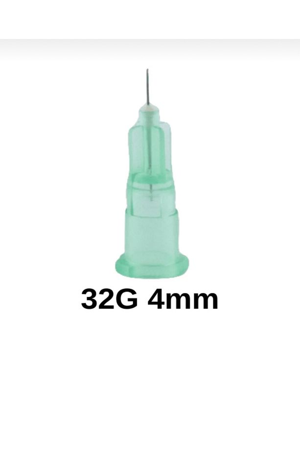32G 4mm mezoterapi botoks prp iğne ucu 50 adet - 1