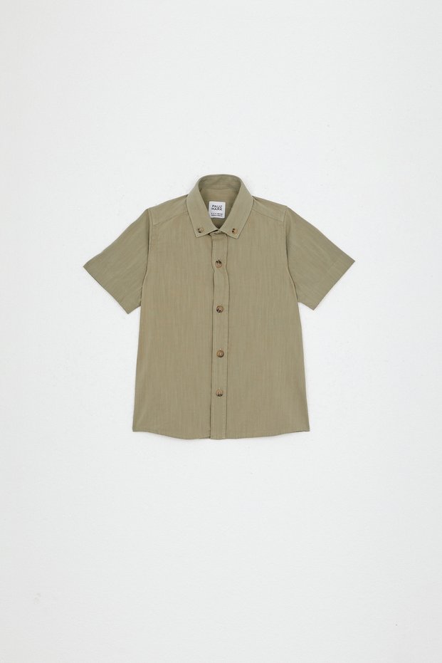 Boy's Solid Color Shirt