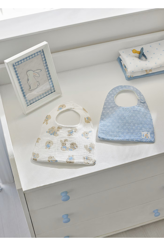 Newborn Baby Food Bib Set of 2