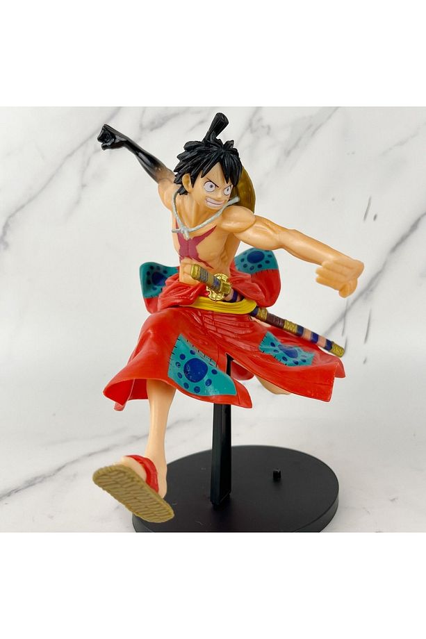 23cm Tek Parça Anime Figürü Maymun D Luffy Run Modeli PVC Masaüstü Koleksiyonu Oyuncak  Biblo - 8
