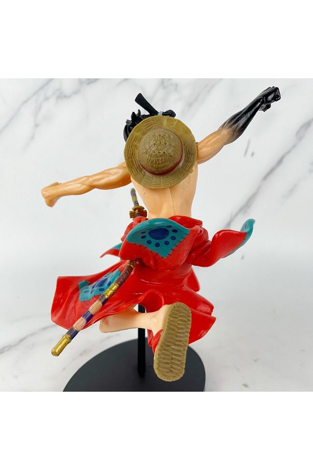 23cm Tek Parça Anime Figürü Maymun D Luffy Run Modeli PVC Masaüstü Koleksiyonu Oyuncak  Biblo - 6