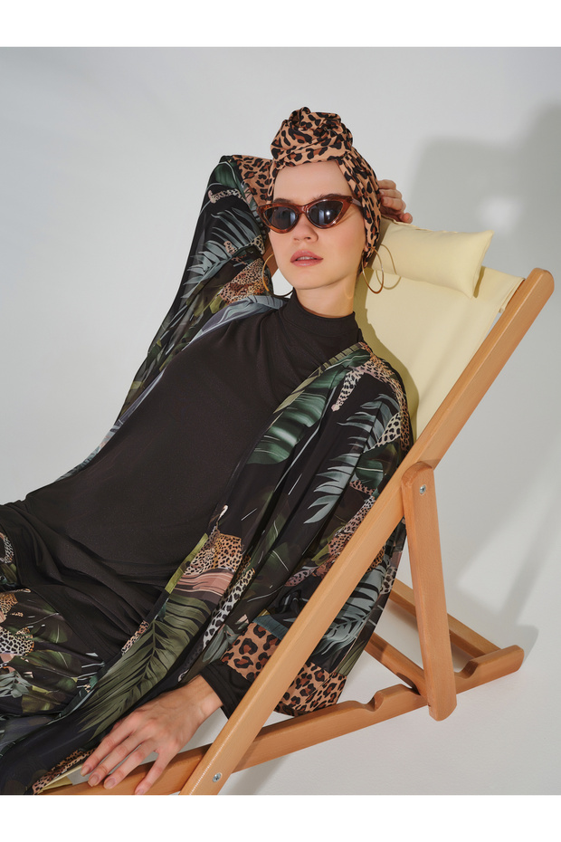 ليوبارد منقوشة صوفية - 1