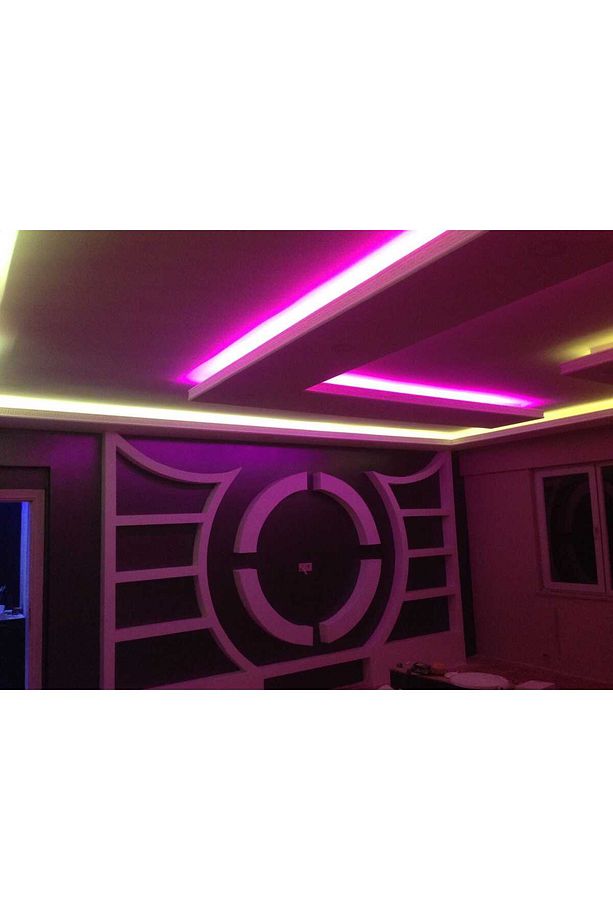 Bluetoothlu Ve Müziğe Duyarlı Rgb Şerit Led Set Tak Çalıştır 5050 3 Çipli Silikonsuz 6-10 Metre - 5