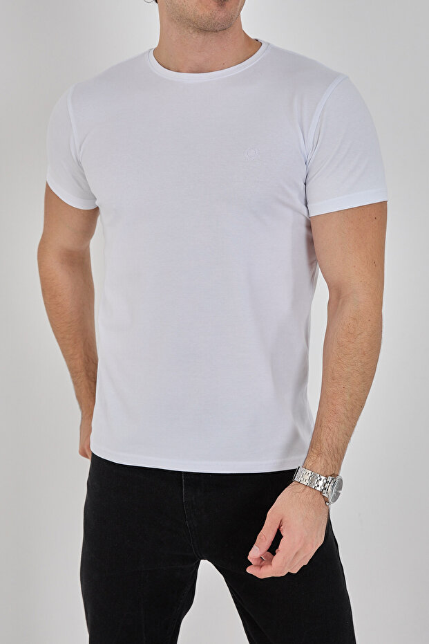 Erkek Basic T-Shirt - 4