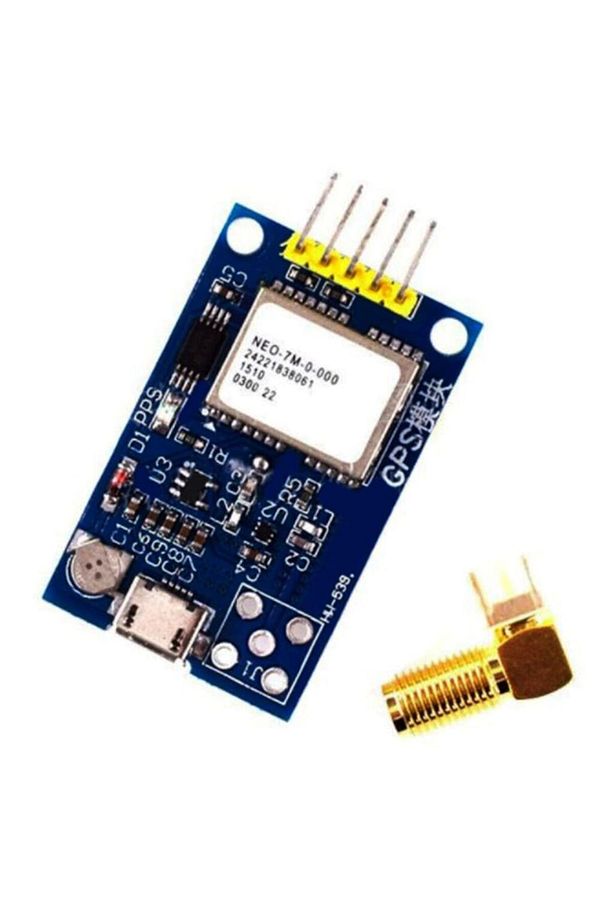 NEO-7M Çift Taraflı GPS Mini Modülü - HW-539, Arduino Shield Mini Gps Modül - 3