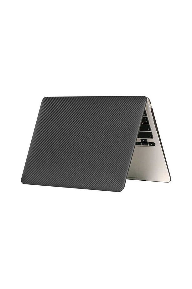 Apple Macbook Air 13.3 M1 2020 Karbon Design 360 Derece Tam Korumalı Kılıf A2337/a1932/a2179 Carbon - 4