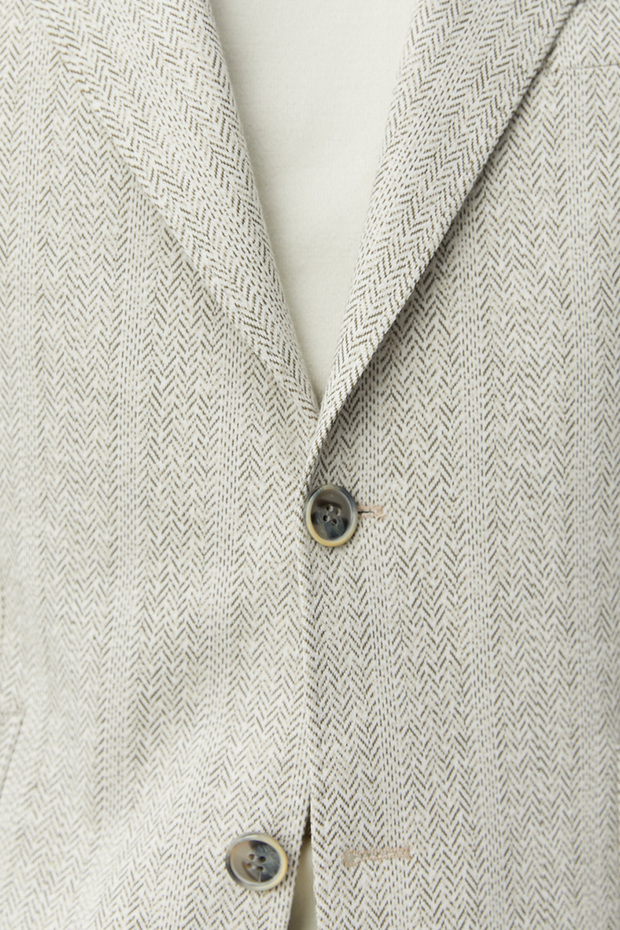 سترة منقوشة بظهر السمكة - 6