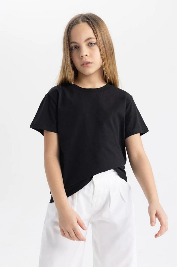 İnci tekstil 3'lü Unisex Çocuk Set 1Adet Kargo Cep Eşofman Altı 2 adet basic t-shirt - 4