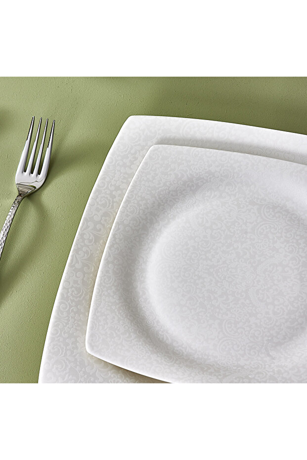 Neu Flava 6 Personen Geschirrset, 24-teilig, Porzellan - Zeitlose Eleganz für exquisite Tisch - 6