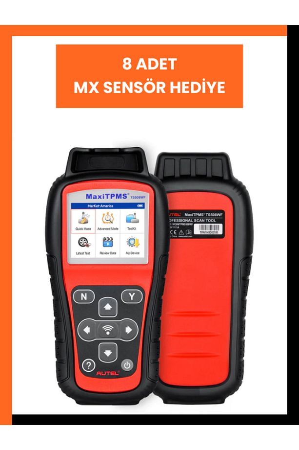 Maxitpms Ts508 Wf Lastik Basınç Sensörü Kodlama Cihazı 8 Adet Sensör Hediyeli - 2