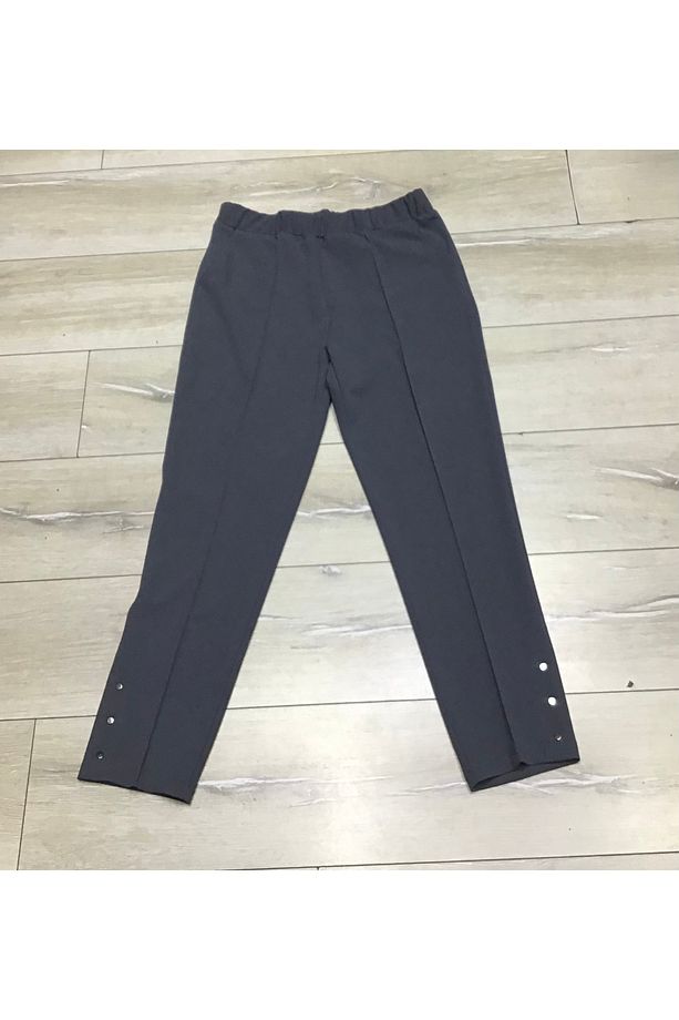 SCUBA YANLARDAN CEPLİ ÖNÜ DİKİŞLİ PAÇASI ÇAKMALI BELİ LASTİKLİ BÜYÜK BEDEN PANTOLON - 3
