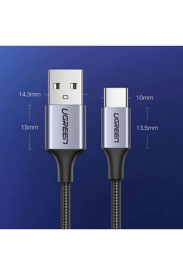Örgülü Usb Type-c Şarj Ve Data Kablosu Beyaz 2 Metre - 4
