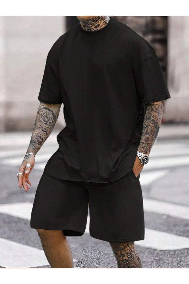 Unisex Basic Top and Bottom Set - 1