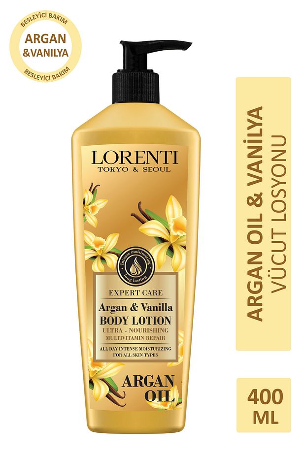 Nemlendirici Vücut Losyonu Argan Oil & Vanilya 400 ML - 1