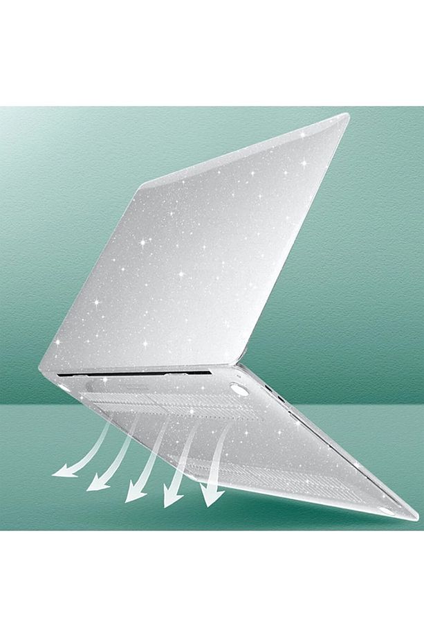 Apple Macbook Pro 2023 16.2 Inç M1 M2 Pro/max Kapak Simli Parlak Kristal Tam Korumalı A2780 A2485 - 6
