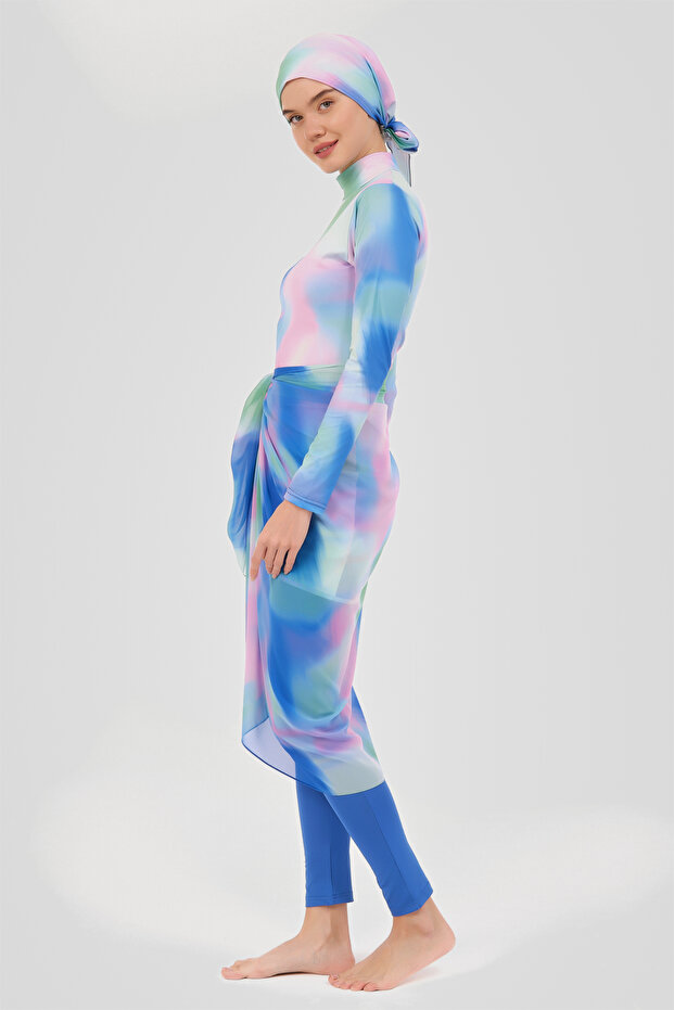 Reflection Patterned Skirt Pareo - 3