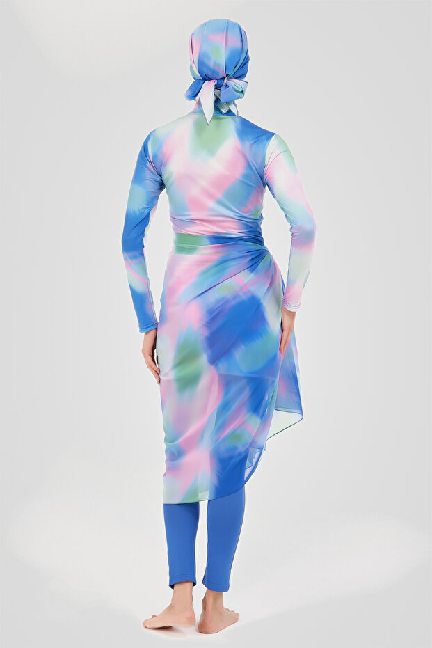 Reflection Patterned Skirt Pareo - 4