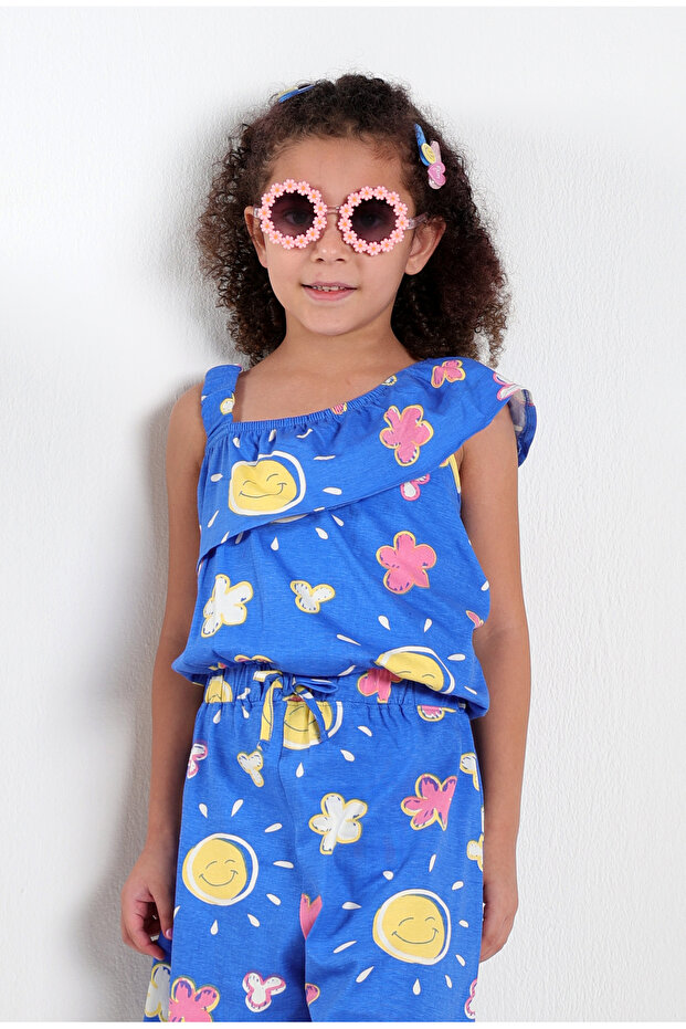 Blue Girl's Jumpsuit ES23