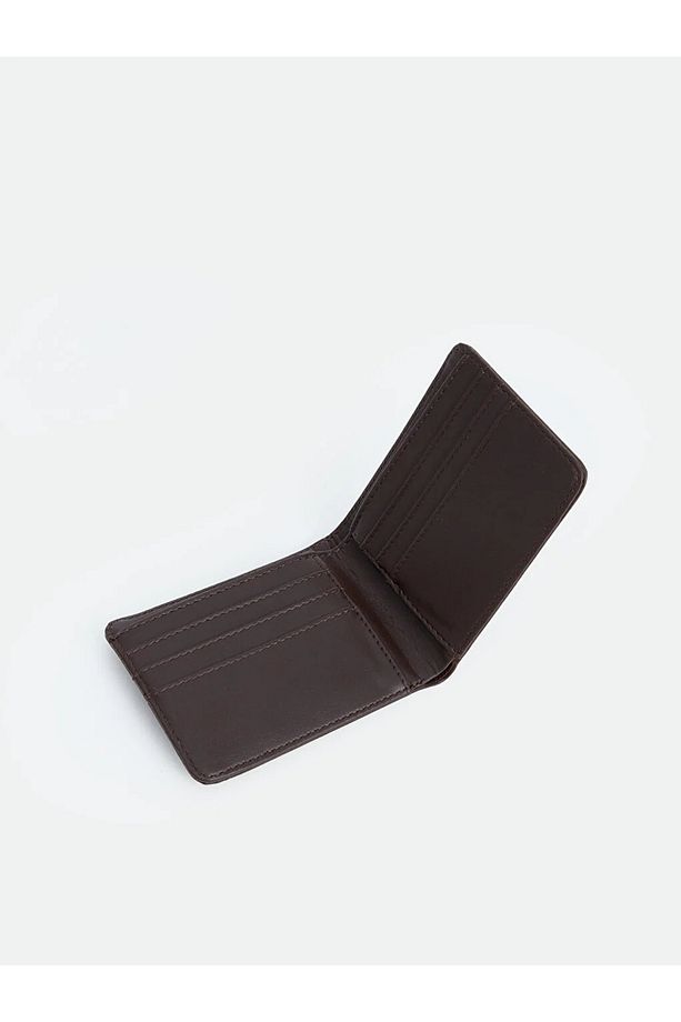 LCW ACCESSORIES Deri Görünümlü Erkek Cüzdan ve Kartlık - 4