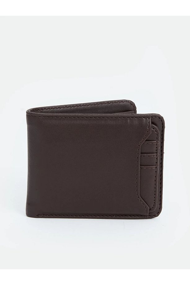 LCW ACCESSORIES Deri Görünümlü Erkek Cüzdan ve Kartlık - 1