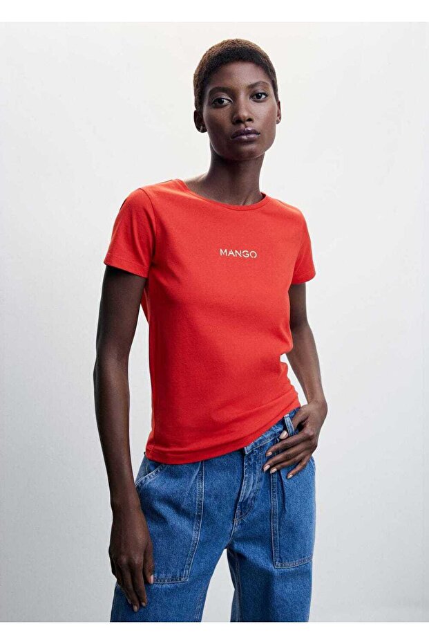 Parlak Logolu Tişört - 1