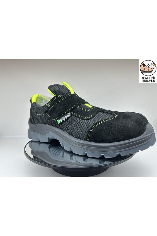 Mekap Gripper Gpr 171 S1 Süet Deri Hafif Rahat Koku Yapmayan Yazlık Kompozit Burunlu İş Ayakkabısı - 1
