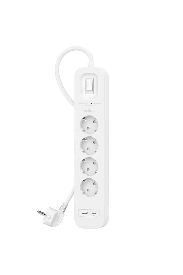 SRB001vf2M USB-C-USB-A 4x Akım Korumalı Priz 2M - 2