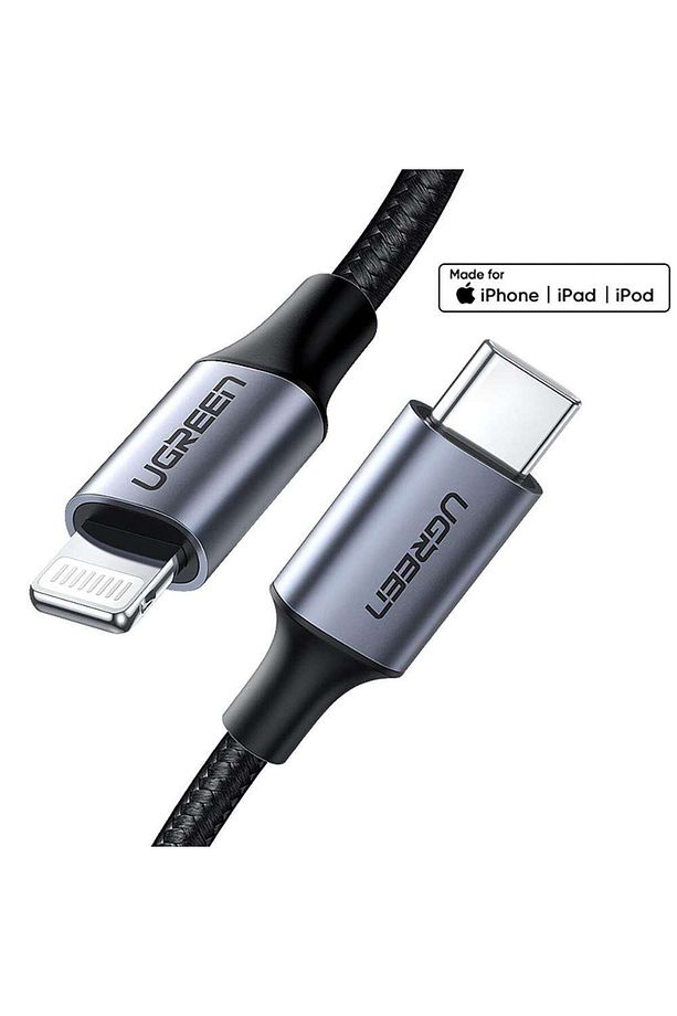 Örgülü Type-c Lightning Iphone Hızlı Şarj Kablosu 1 Metre - 2