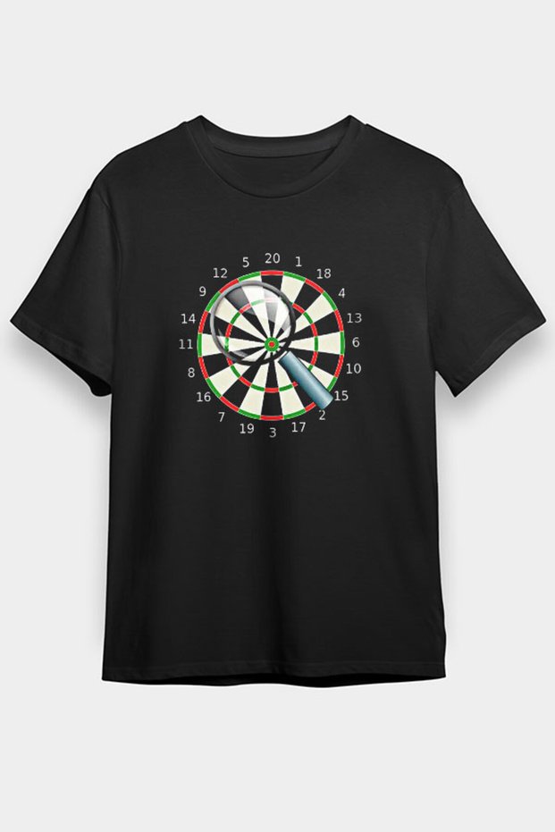 Dart Black Unisex Sleeveless T-Shirt Cut Out Sleeve T-Shirt
