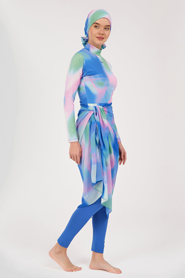 Reflection Patterned Skirt Pareo - 2