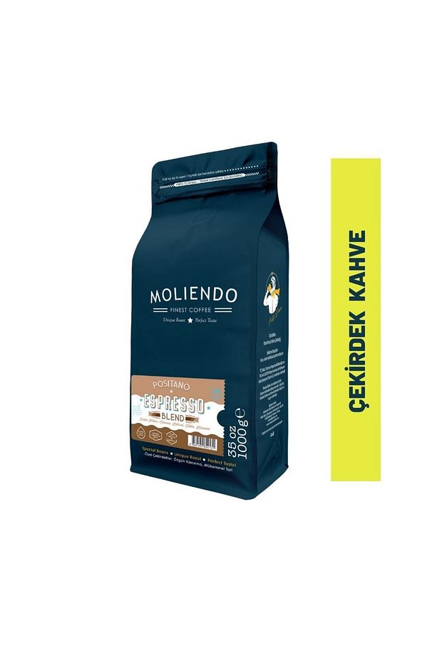 Positano Espresso Blend Kahve (Çekirdek Kahve) 1000 g - 1