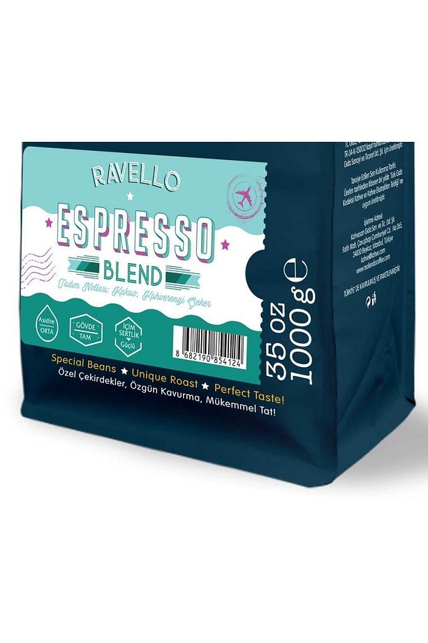Ravello Espresso Blend Kahve (Çekirdek Kahve) 1000 g - 2