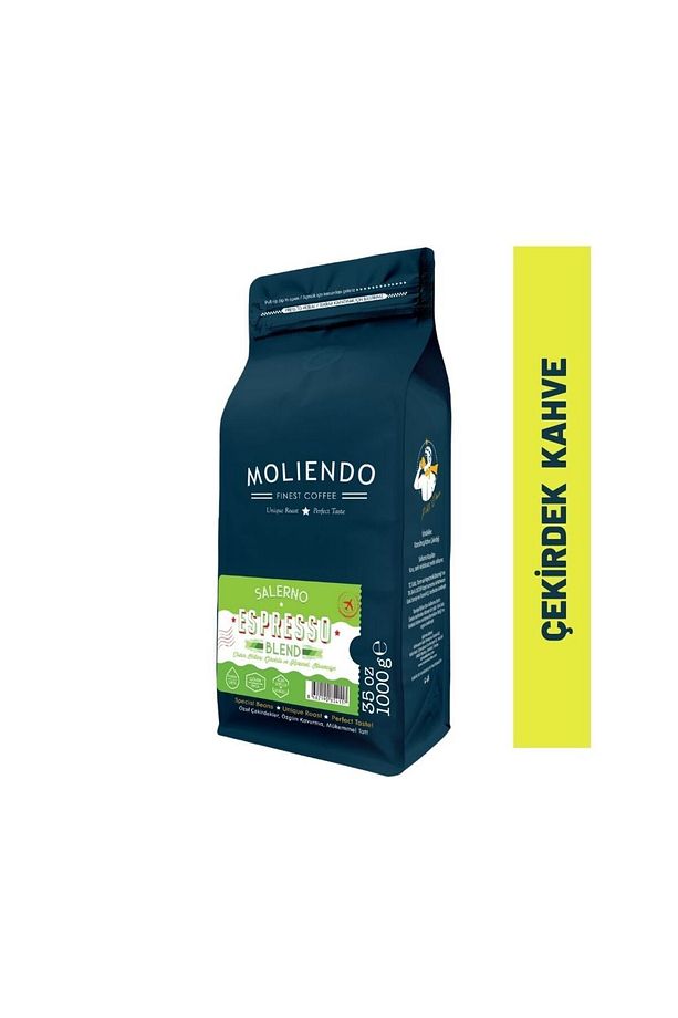 Salerno Espresso Blend Kahve (Çekirdek Kahve) 1000 g - 1