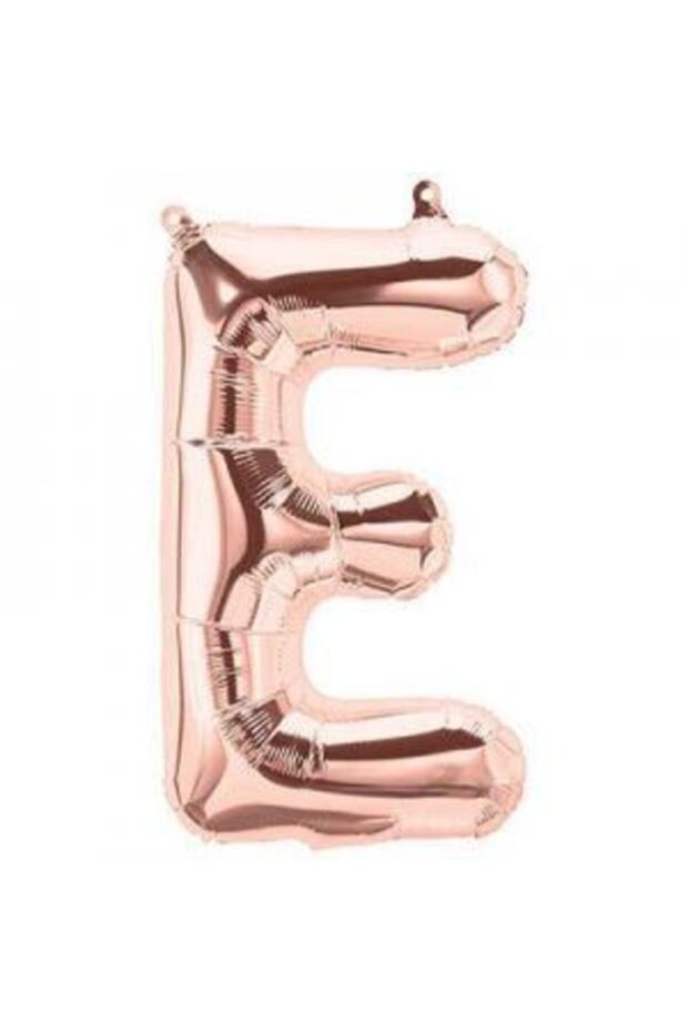 Letter E Rose Gold Foil Balloon 34 Inch 80 cm
